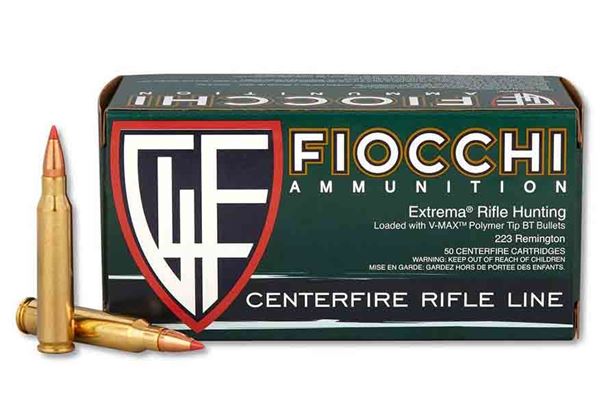 Fiocchi .223 Remington 50 Grain V-Max Ammo (Box of 50 Round)