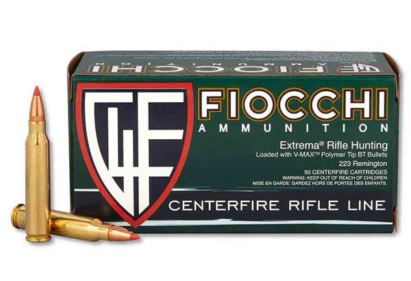 Fiocchi .223 Remington 50 Grain V-Max Ammo (Box of 50 Round)