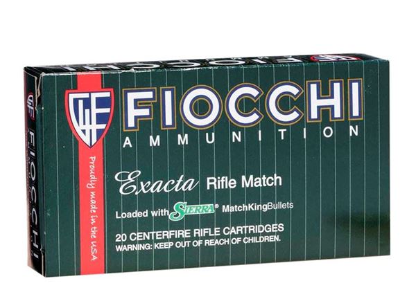 Fiocchi Exacta .223 Remington 69 Grain SMK BTHP Ammo (Box of 20 Round)