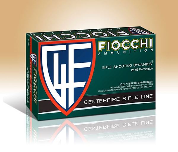 Fiocchi .25-06 Remington Shooting Dynamics Interlock BTSP 117 Grain Ammo (Box of 20)
