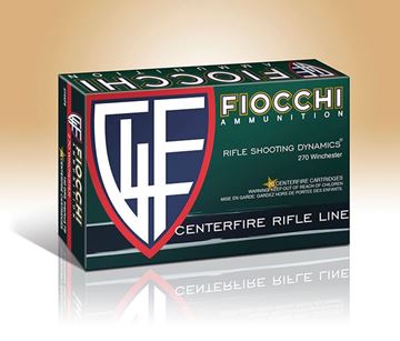 Fiocchi .270 Winchester Rifle Shooting Dynamic Interlock FB PSP 150 Gram Ammo (Box of 20 Round)