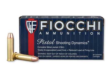 Fiocchi .357 Magnum 158 Grain CMJ FP Ammo (Box of 50 Round)