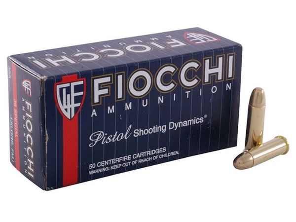 Fiocchi .38 Special 125 Grain CMJFP Ammo (Box 50)