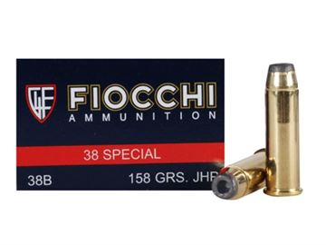 Fiocchi .38 Special Pistol Shooting Dynamics 158 Grain JHP (Box of 50)