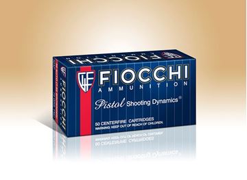 Fiocchi .38 Super Auto Pistol Shooting Dynamics 129 Grain FMJ Ammo  (Box of 50 Round)