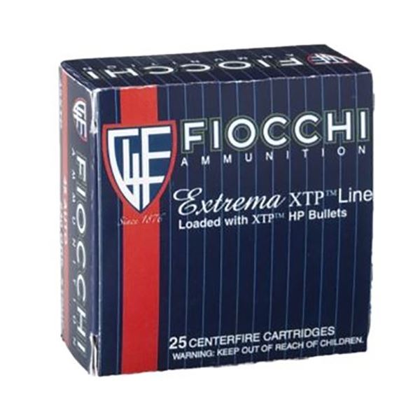 Fiocchi .38 Special Extrema 125 Grain XT Pointed Soft Point Ammo (Box of 25 Round)