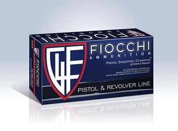 Fiocchi .40 S&W 180 Grain FMJTC Ammo (Box of 50 Round)