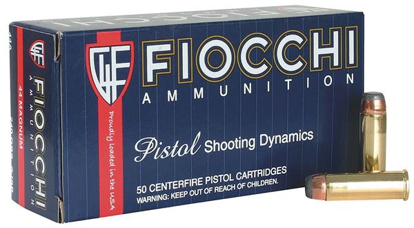Fiocchi .44 Magnum 200 Grain Semi Jacketed Hollow Point Ammo (Box of 50 Round)