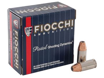 Fiocchi 9 mm 124 Grain XTPHP Ammo (Box of 25 Round)