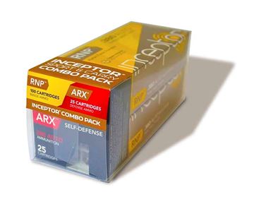 Polycase .380 Auto ARX & RNP (60 gr  & 56 gr) Ammo, 125 Rounds (100 RNP Ammo X 25 ARX Ammo)