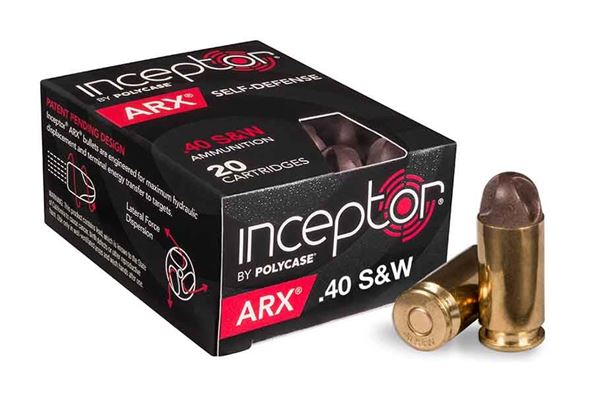 Polycase Inceptor ARX .40 S&W Ammo, 200 Rounds