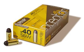 Polycase Inceptor .40 S&W 97 gr RNP Ammo, 50 Rounds
