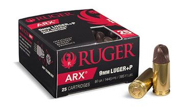 Ruger ARX 9 mm Ammo, 25 Rounds Box