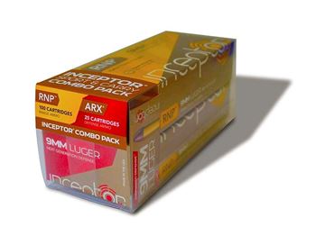 Polycase 9mm Luger 65 gr RNP & ARX Ammo, 125 rounds (100 RNP Ammo X 25 ARX Ammo)