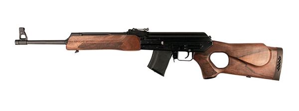 Molot Vepr 7.62 x 39 mm Caliber Rifle, 20.5 Inch Barrel, Walnut Stock, 5 and 10 Round Magazine