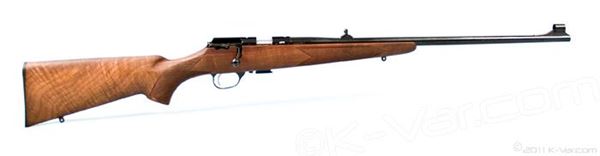 MP22 Precision rifle, .22LR Premium walnut stock