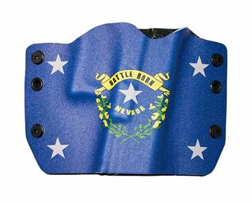 Bullseye Holster OWB RH GLOCK - Nevada Flag