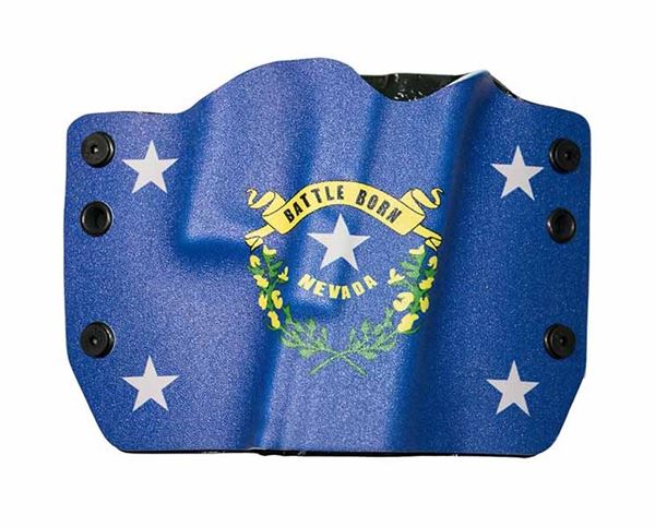 Bullseye Holster OWB RH GLOCK - Nevada Flag