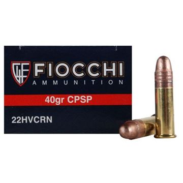 Fiocchi Shooting Dynamics Ammo .22 Long Rifle 40 Grain Copper Plated Solid Point (Box of 50)