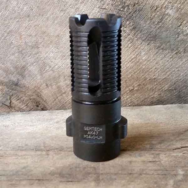 QUICKMOUNT 7.62 mm Flash Hider for AK47, M14 x 1 mm LH Thread
