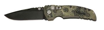 Hogue EX-01 3.5 inch Folder Drop Point Blade, Cerakote G10 Frame Tread, G-Mascus Green