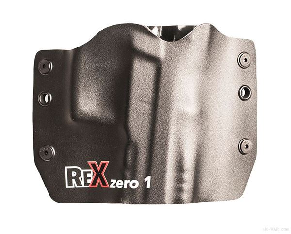 Rex Zero1S Holster (OWB, Black, Logo, Kydex, Right Hand)
