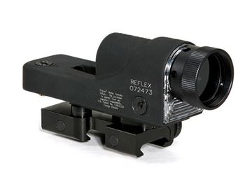 RX01NSN: Trijicon Reflex 4.5 MOA Amber Dot with Flattop Mount