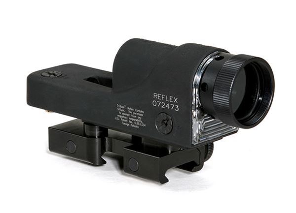 RX01NSN: Trijicon Reflex 4.5 MOA Amber Dot with Flattop Mount