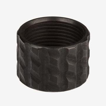 Cruxord 1/2-28 Blackened Stainless Steel Thread Protector