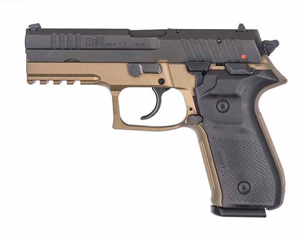 Rex Zero 1S FDE 17 Rounds 9mm Semi Automatic Pistol