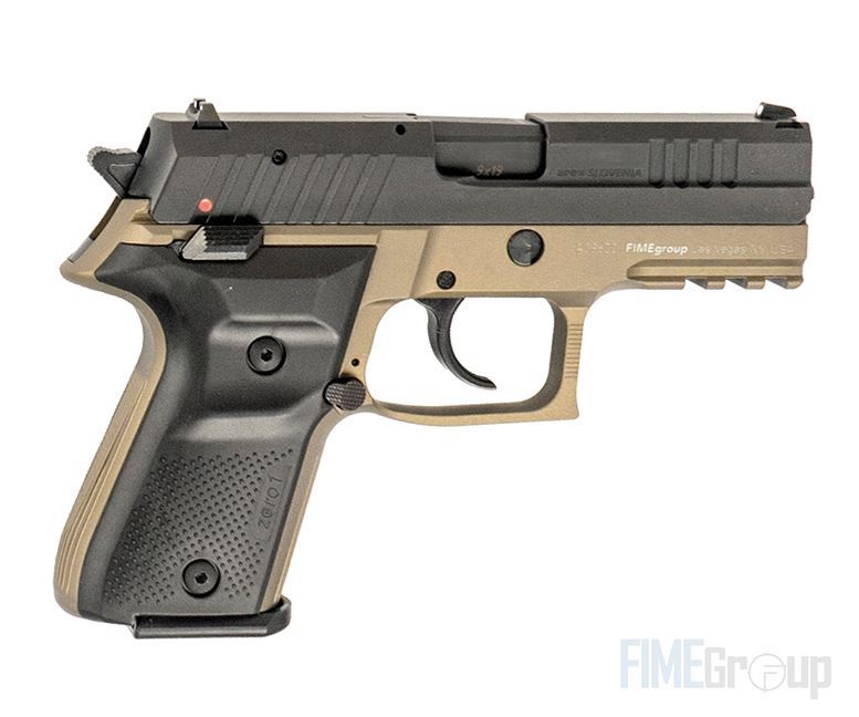 Arex Rex Zero 1CP05 Flat Dark Earth 9mm SemiAutomatic 10 Round Pistol