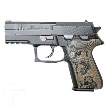 Rex Zero 1CP Blk 15rnd 9mm DE Grips