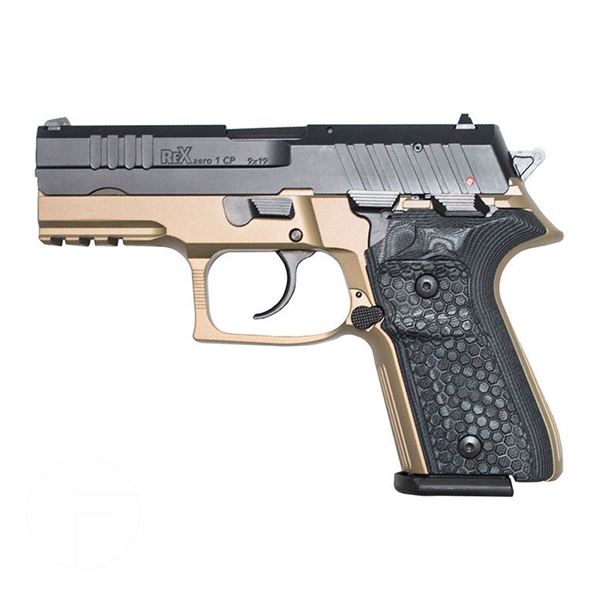 Rex Zero 1CP FDE 15rnd 9mm Blk Grips