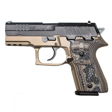 Rex Zero 1CP FDE 15rnd 9mm DE Grips