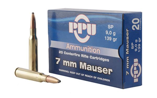 PPU 7MM MAUSER SP 139GR 20/200