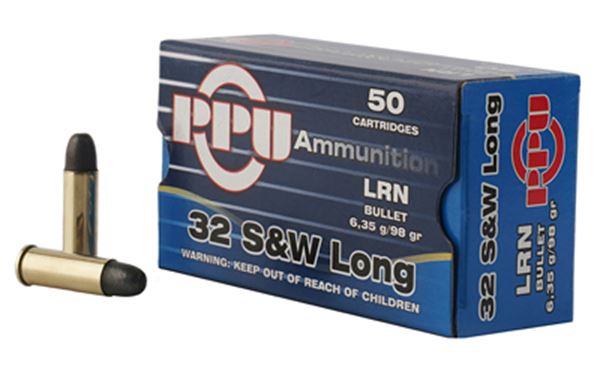 PPU 32 S&W LONG LRN 98GR 50/500