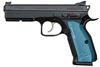 CZ SHADOW 2 9mm, black polycoat, blue grips, 3x 17rd mags