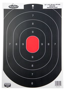 BIRCH 35601 DIRTYBIRD 12X18 OVAL SIL TARGETS   100