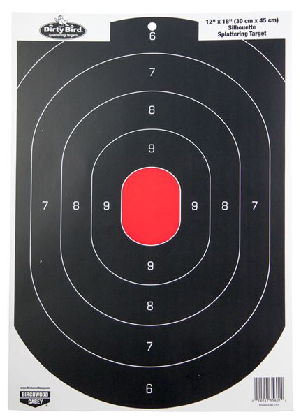 BIRCH 35601 DIRTYBIRD 12X18 OVAL SIL TARGETS   100