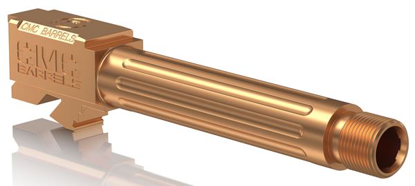 CMC 75523  GLOCK 19 FLUTED BRL DLC BRONZ THREADED