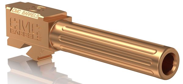 CMC 75524  GLOCK 19 FLUTED BRL DLC BRONZE