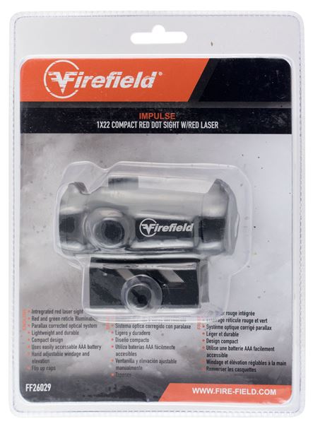 FIREFIELD FF26029 IMPULSE 1X22 RED DOT CMPT W/LSR