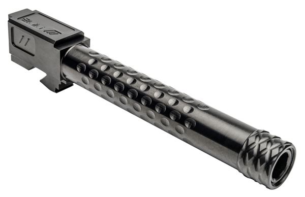 ZEV BBL-17-D.S-DLC    G17 BRL DIMPLED BLK THREADED