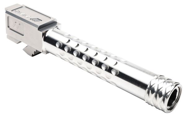 ZEV BBL-19-D.S        G19 BRL DIMPLED SS  THREADED