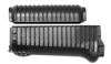 Brand new US made black color ribbed Krinkov handguard set for milled receivers.
