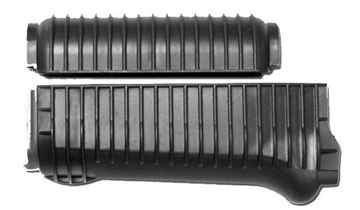 Brand new US made black color ribbed Krinkov handguard set for milled receivers.