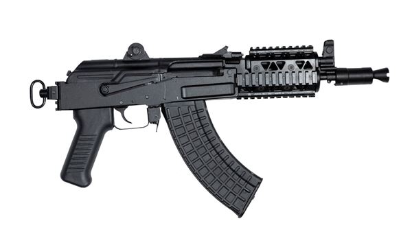 SAM7K Pistol 7.62x39mm Milled Receiver with Picatinny Quad Rail