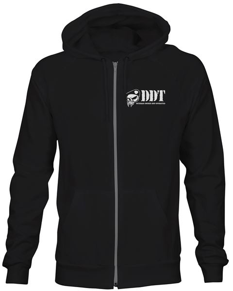DDT Logo Fleece Zip Up Hoodie