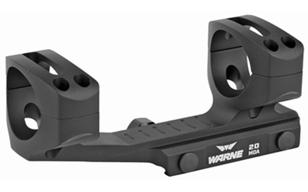WARNE 20MOA EXTND SKELETON 30MM BLK
