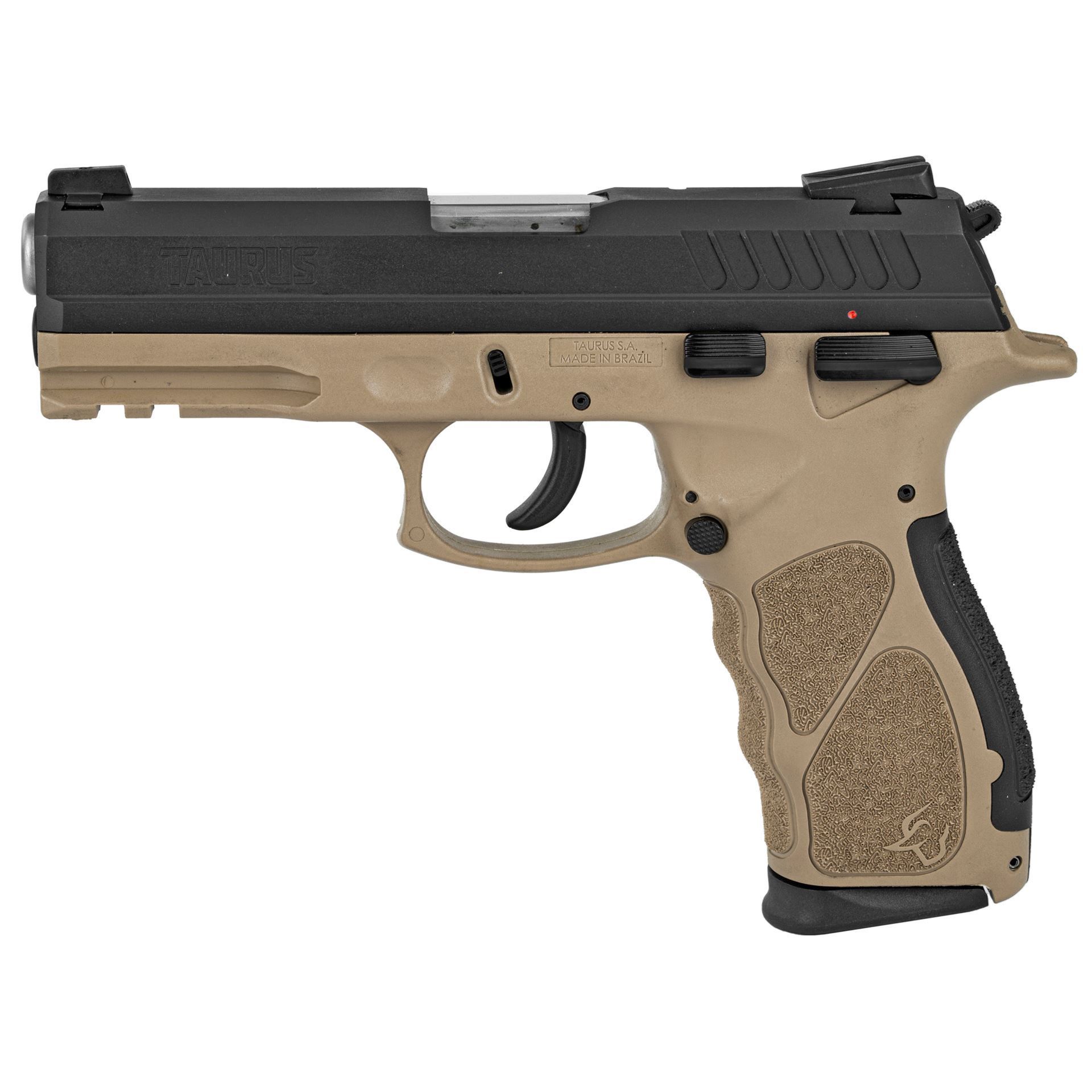 Taurus Th9 9mm 17rd 425 Barrel Semi Automatic Pistol Blacktan Finish